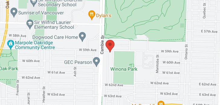 map of 24 450 W 59TH AVENUE